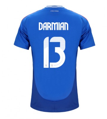 Italien Matteo Darmian #13 Hemmatröja EM 2024 Kortärmad